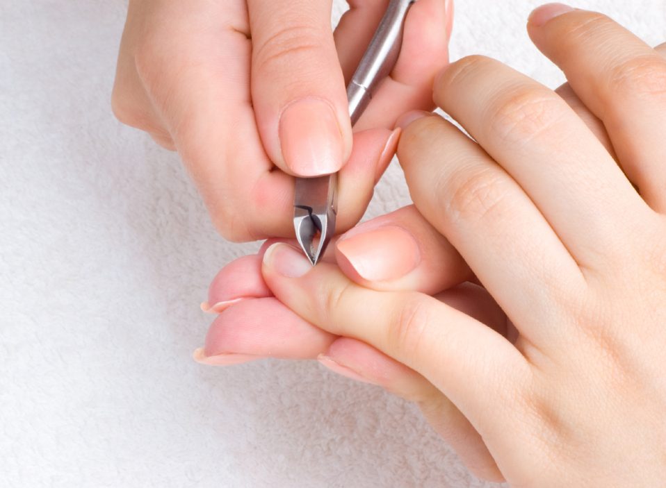 nail salon – cuticle cut